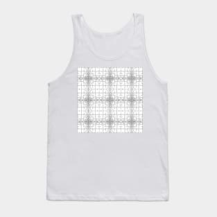 Repeating geometric pattern with lines elements Tank Top